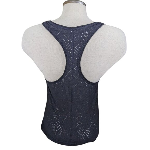 Old Navy Active Womens M Tank Top Black Perforated Pullover Athletic Sleeveless - Picture 4 of 7